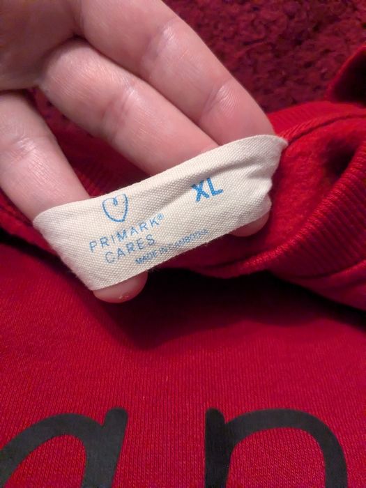 Bluza świąteczna czerwona oversize Primark