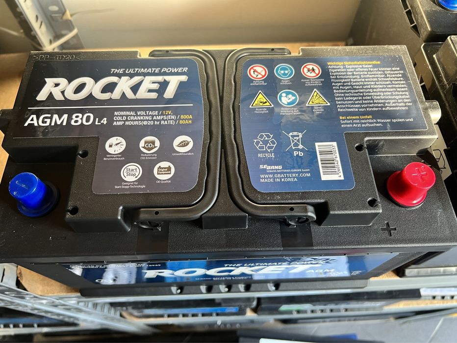 Akumulator 80Ah 800A AGM