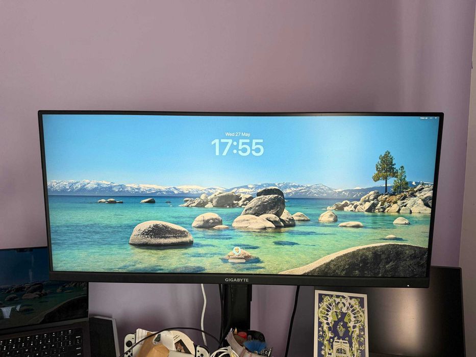 Monitor Gigabyte M34WQ 34" UWQHD IPS 144Hz | KVM USB-C | Stan Idealny