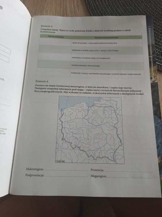 Oblicza geografii karty pracy 3