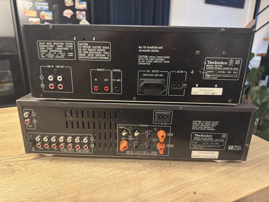 Wzmacniacz i deck technics