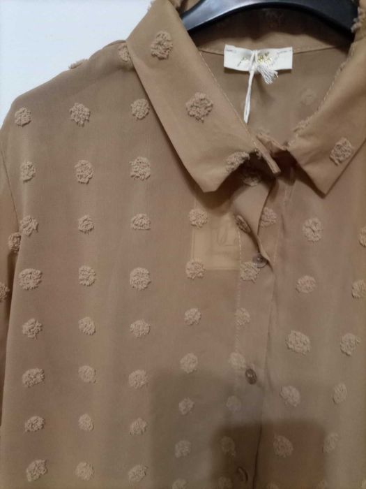 elegancka szyfonowa koszula 42