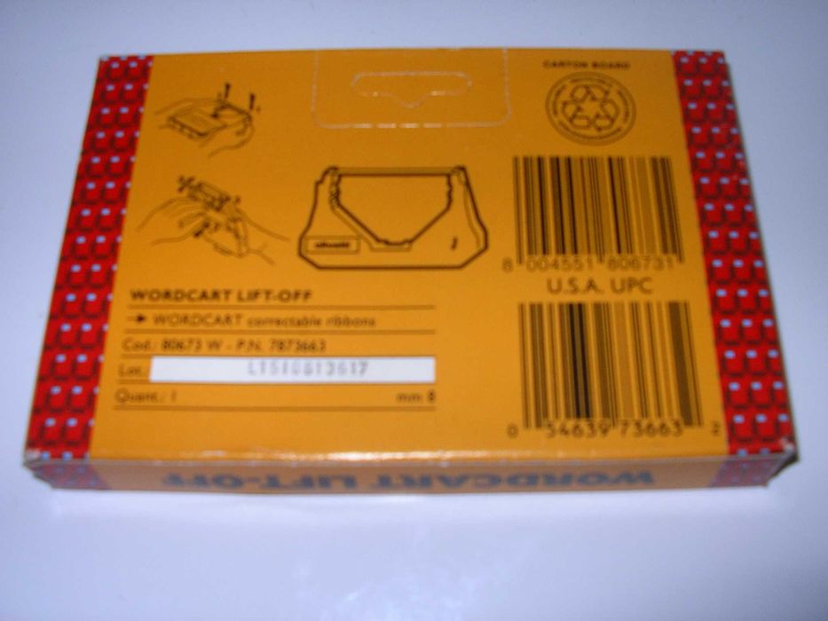 Fita Correctora para Máquina de Escrever Electrica Olivetti