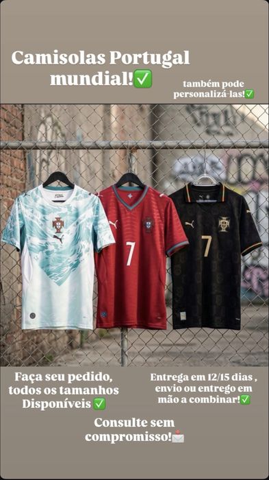 Camisolas World Cup 2026!!!!! Disponivel
