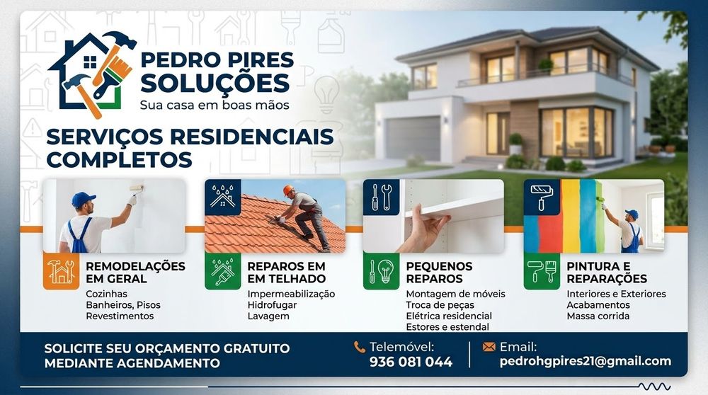 Serviços em geral mediante agendamento