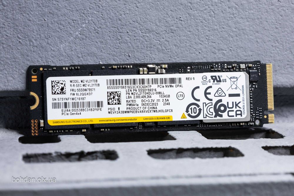 Samsung PM9A1a 1TB NVMe SSD (MZ-VL21T0B) - OEM-версія 990 PRO