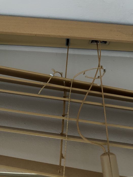 Żaluzje drewniane (okno+balkon) OBI