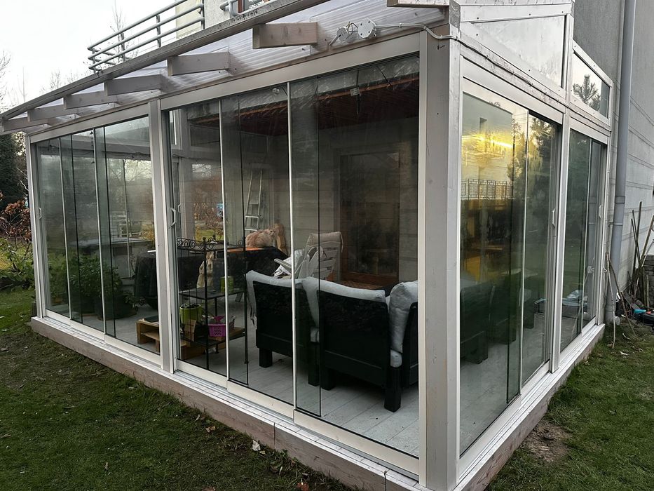 Szyby w systemie przesuwnym