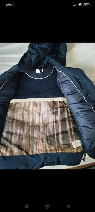 Nowa zimowa dłuższa kurtka płaszcz z kapturem Tom Tailor  M 38