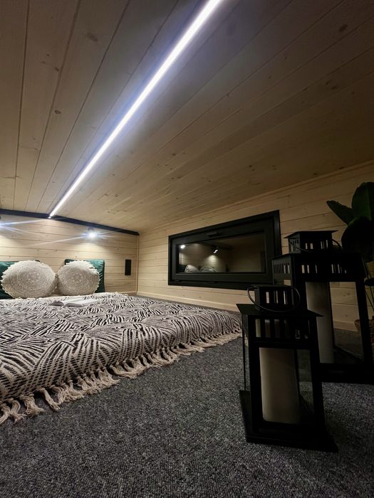 Domek Tiny House Mobilny Letniskowy Całoroczny Działka Wynajem