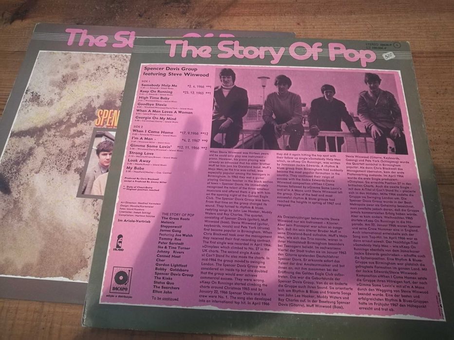 SPENCER   DAVIES GROUP (Garage Rock) The Storie Of  The Pop LP