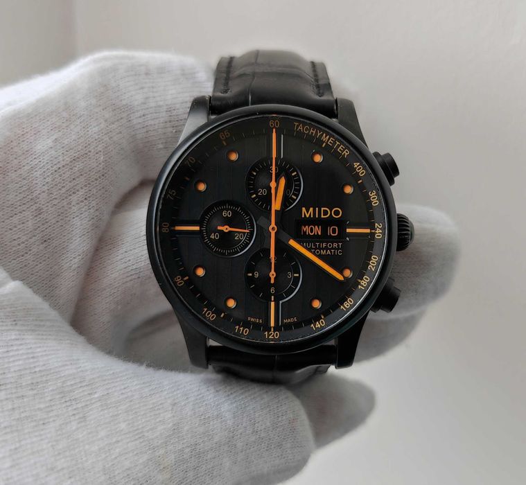 Чоловічий годинник Mido Multifort M005.614.36.051.22 Automatic Chronog
