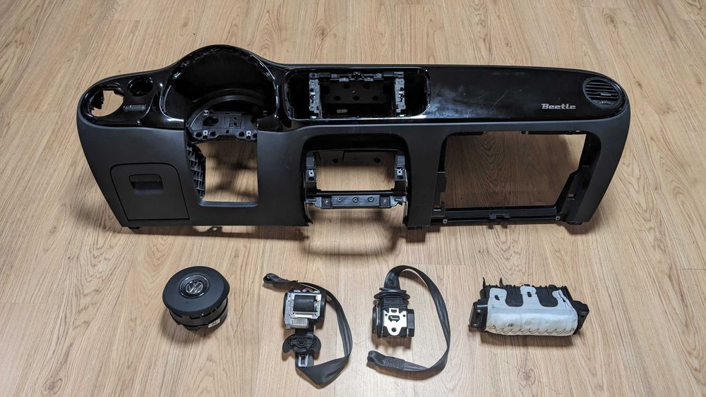 Conjunto Kit Airbags Volkswagen VW Beetle Tablier Original Figueiredo