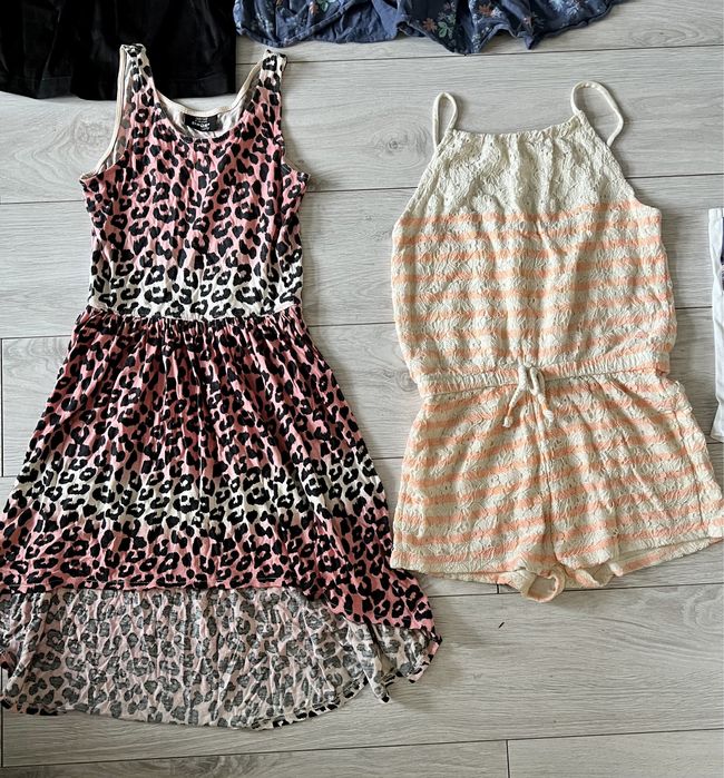 Mega paka markowych ubrań 134, Zara, Next, Reporter, H&M sukienka