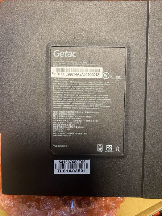 Новий акумулятор Getac S410 4200 mAh 11.1 додатковий замість дисковода