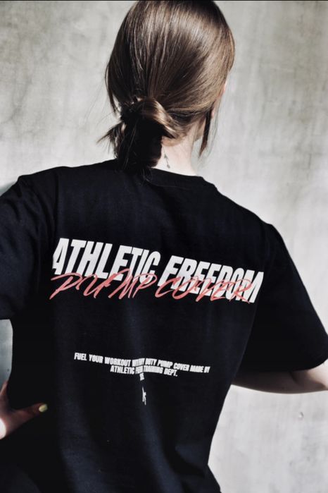 Koszulka na siłownię marki Athletic Freedom „Pump Cover”