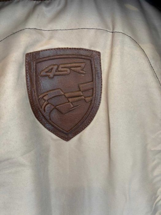 Casaco de cabedal 4SR para moto – Estilo racing