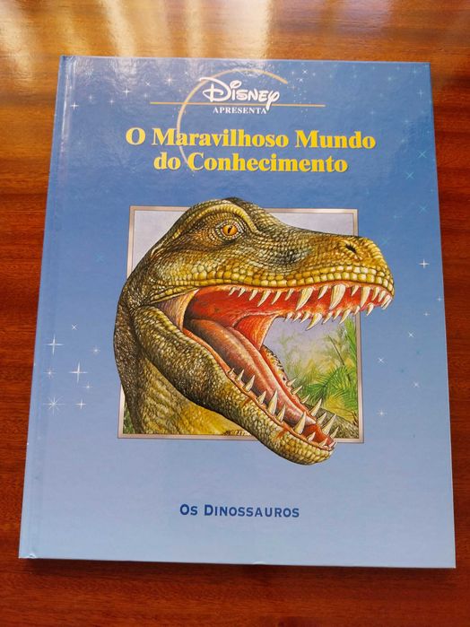 Os Dinossauros, livro pedagógico, Disney, em muito bom estado