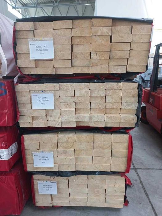 Materiał Konstrukcyjny KVH C24 NSI Świerk Skandynawski Puidukoda