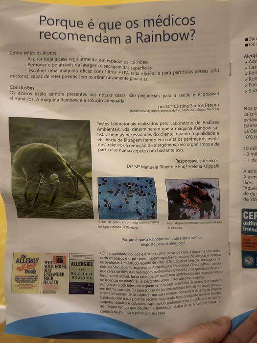 Rainbow SRX - aspirador de pó