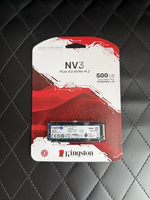 SSD Kingston NV3 500GB M.2 2280 NVMe PCIe 4.0 x4 3D NAND