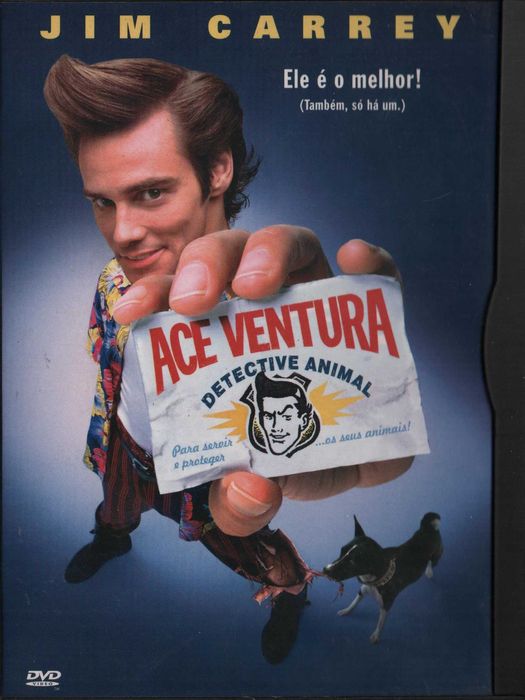 Dvd Ace Ventura Detective Animal - comédia - Jim Carrey/Courtney Cox