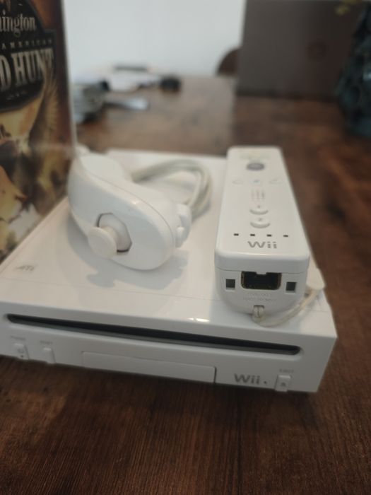 Wii Branca com jogos e Pistola