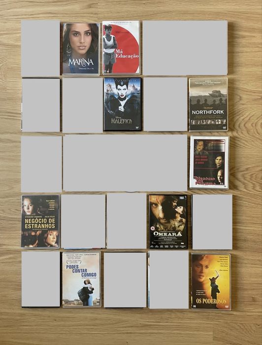 Vários filmes em DVD