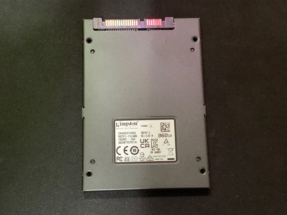 SSD Kingston 1tb (960gb) SA400 2,5 sata