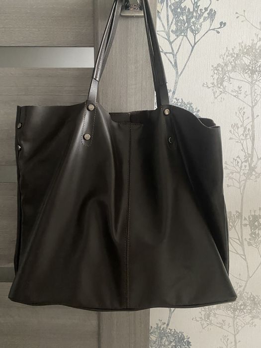 Жіноча сумка шопер шкіра