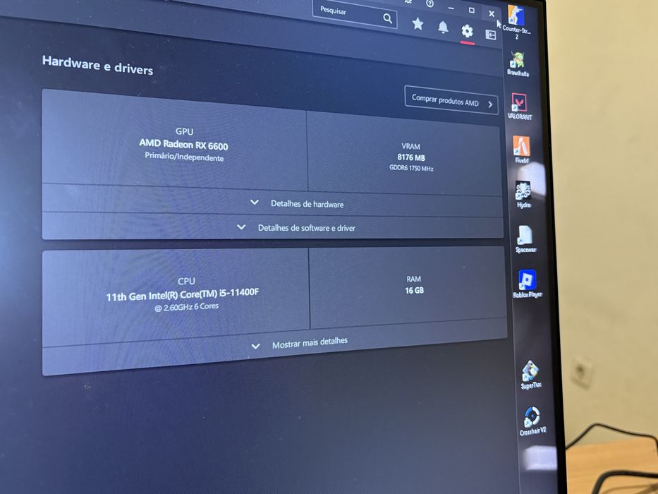 Vendo ou troco setup gaming