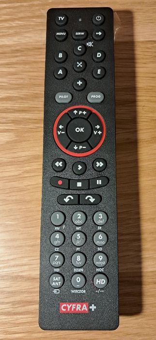 Pilot dekodera Cyfra+ Pace HD PVR