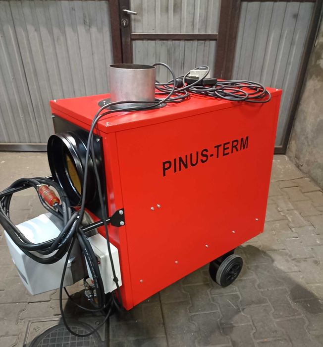 Nagrzewnica olejowa piec Pinus-Term 40 Kw komin termostat nowa pompa dysza idealnym stanie