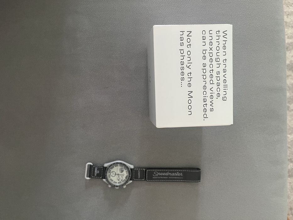 Relógio omega x swatch mission to earthphase