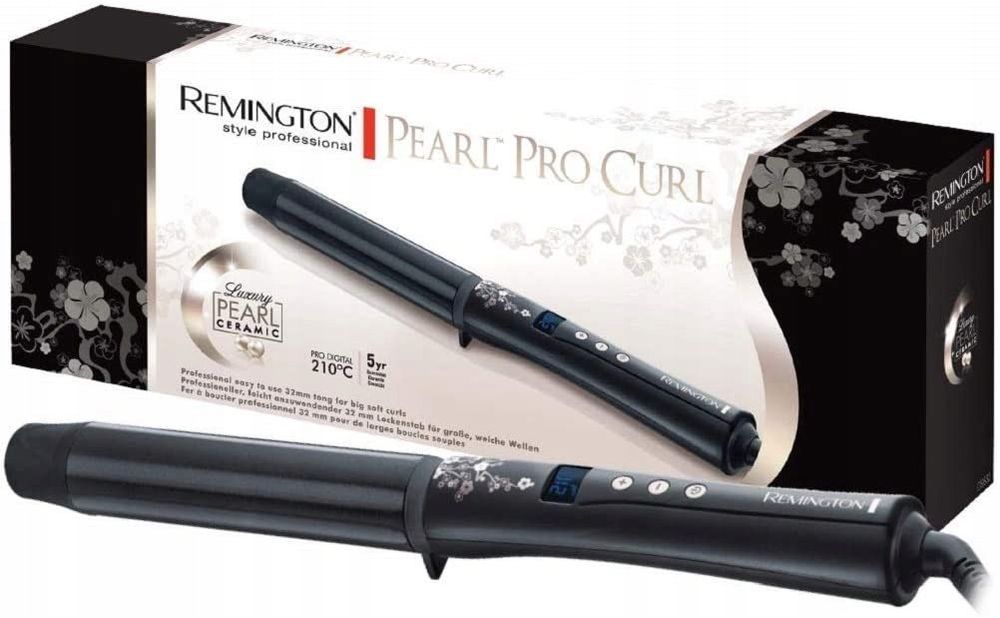 outlet remington pearl pro ci9532 lokówka do włosów ceramiczna lcd 210°c