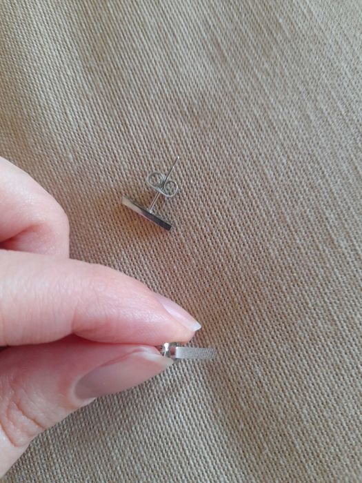 Brincos novos em aço inoxidável