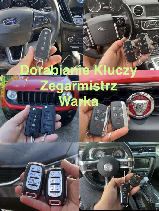Klucze kodowanie Ford, Jaguar, Land Rover, Jeep, Dodge, Chrysler