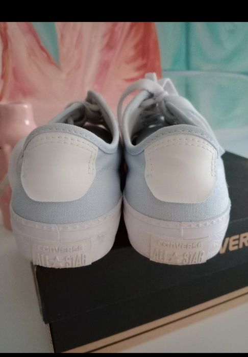 Trampki Converse błękitne