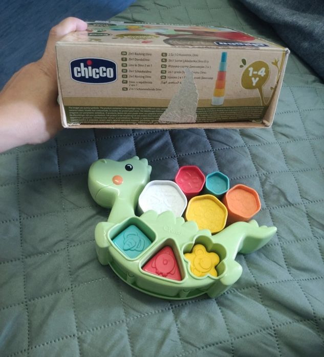 Sorter układanka Dino Eco 2in1