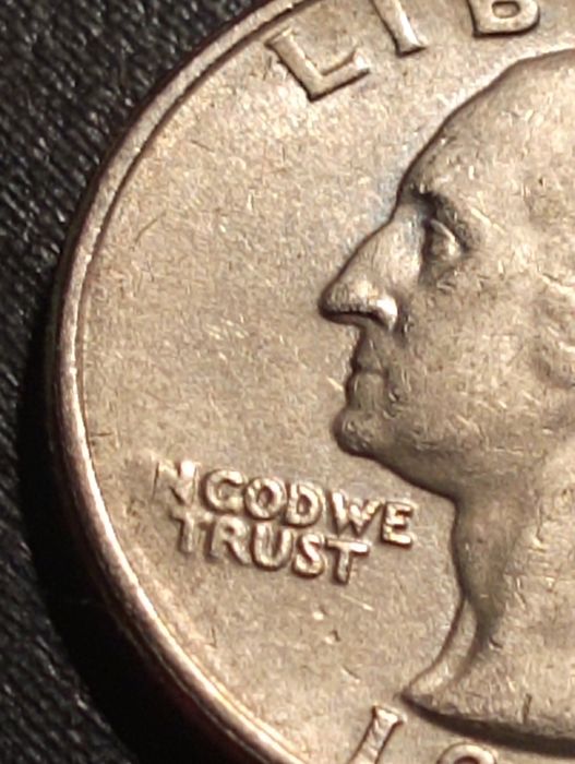 ¼ dólar 1985 - P - Estados Unidos  da America - Soberba - Com erro!