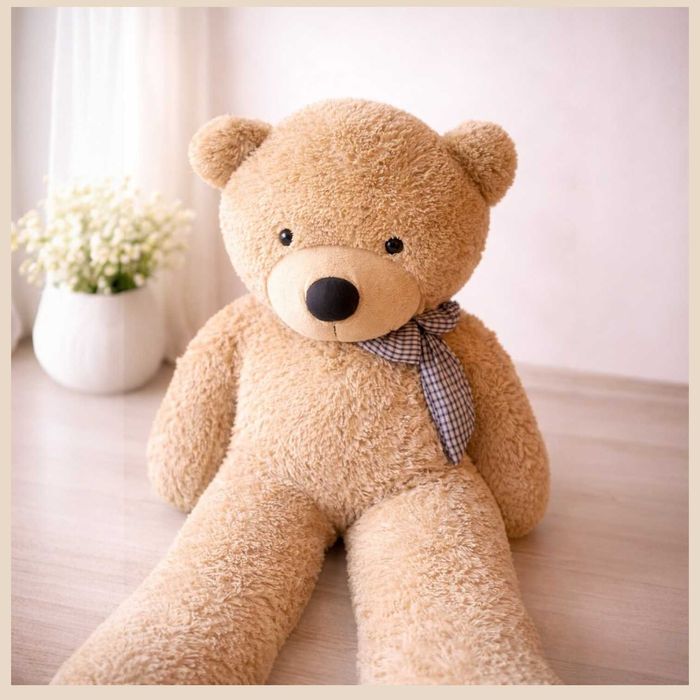 Duży miś brązowy prezent dla dziecka dziewczyny