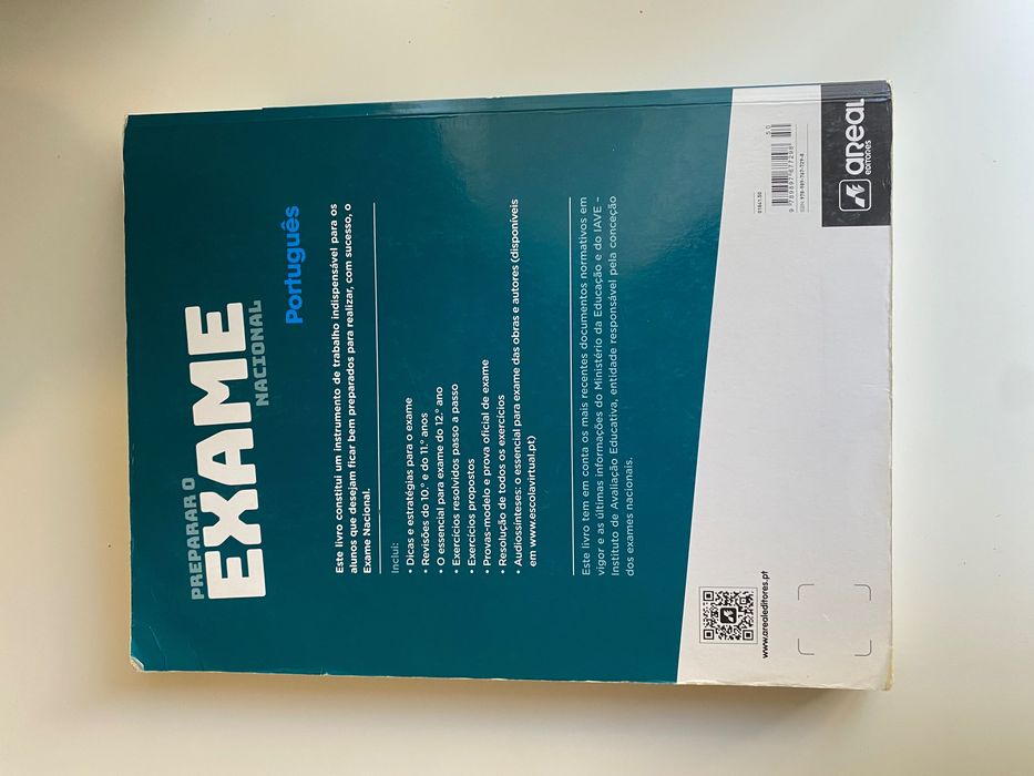 Livro de preparação para exame nacional de português