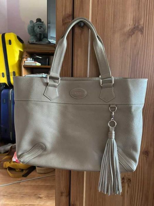 Torebka Tod's Leather large purse bag