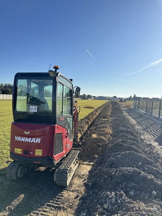 Usługi instalacyjne roboty ziemne przyłącza wod-kan przeciski kretem