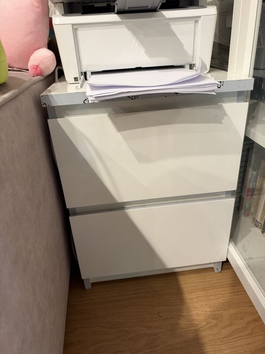 2 szt szafki nocne małe komody z szufladami jak nowe ikea
