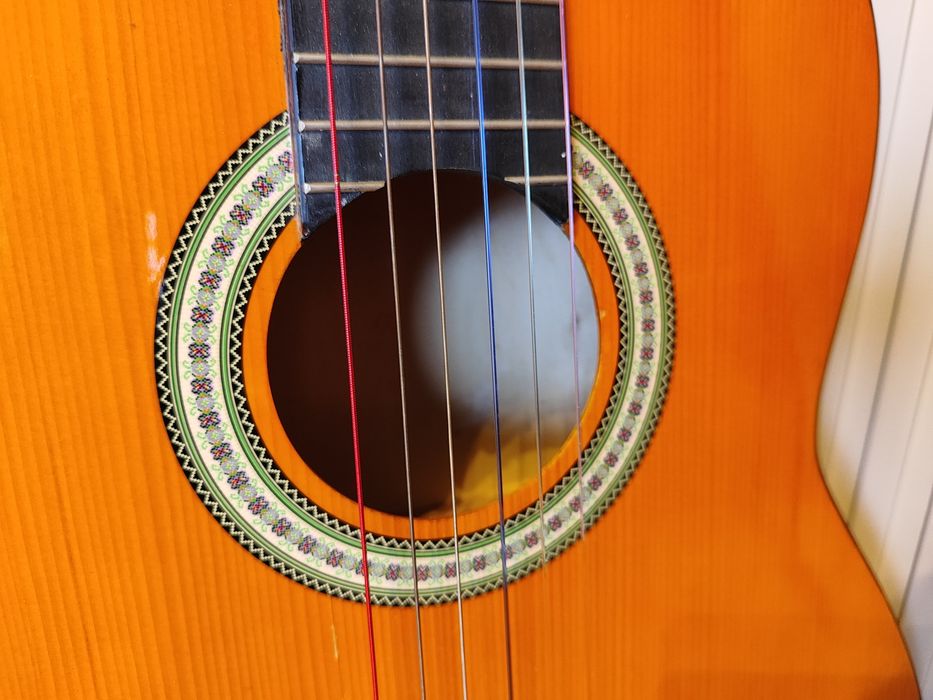 Gitara drewniana + pokrowiec