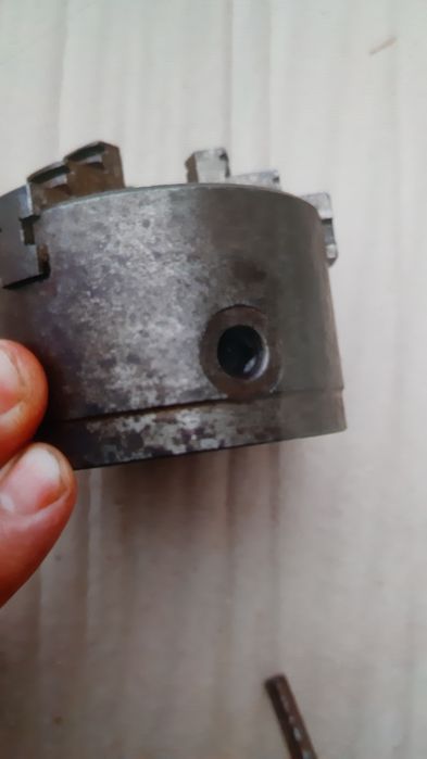 Токарний патрон 80мм 7100-0001 з ключем совдеп новий.