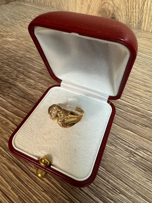 Wyrób Jubilerski Złoty Pierścionek Próba 585 Waga 4.55g Rozmiar 18