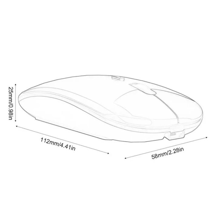 Комп'ютерна миша (біла)