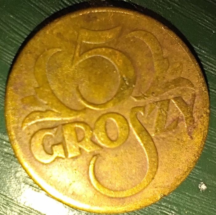 5 gr z1923 roku II Rzeczpospolita
